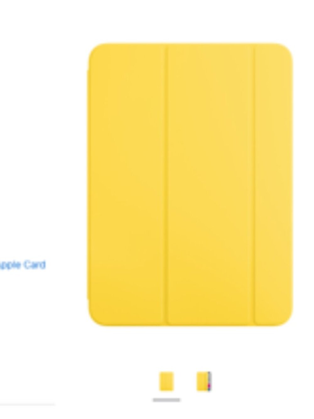 Apple iPad A16 Cover in Lemonade